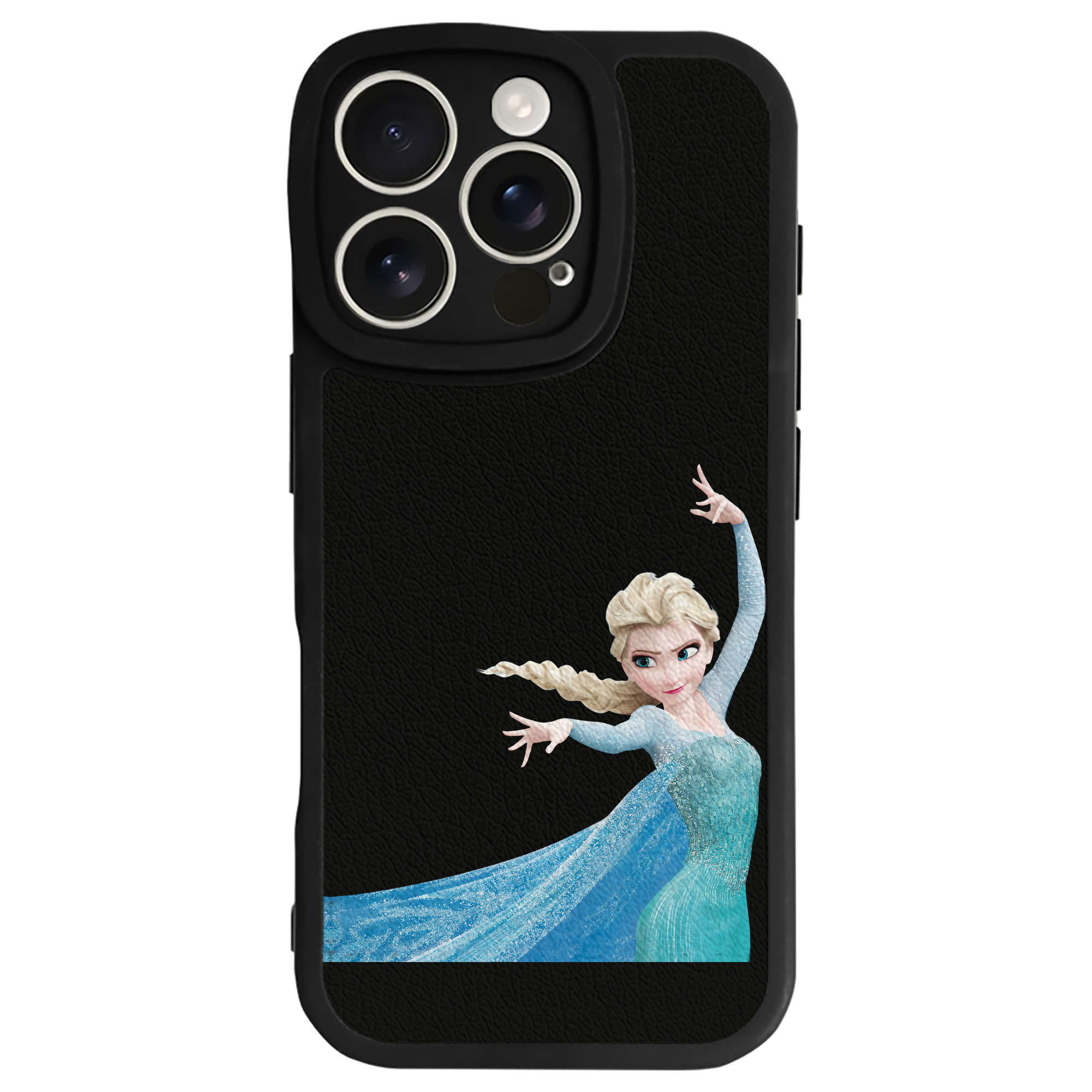 （画像用） アナと雪の女王 アンナ エルサ Frozen Anna Elsa 【iPhone 16シリーズ対応】シリコンスマホケース（レザー調） 材質：シリコン